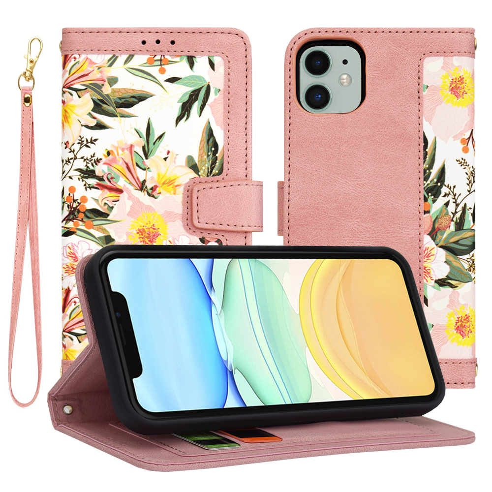 Techsuit FlipCraft puzdro na iPhone 11 – nežná ružová KF2328451