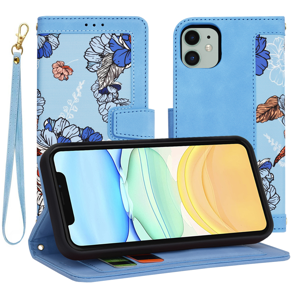 Techsuit FlipCraft puzdro na iPhone 11 – živá modrá KF2328452