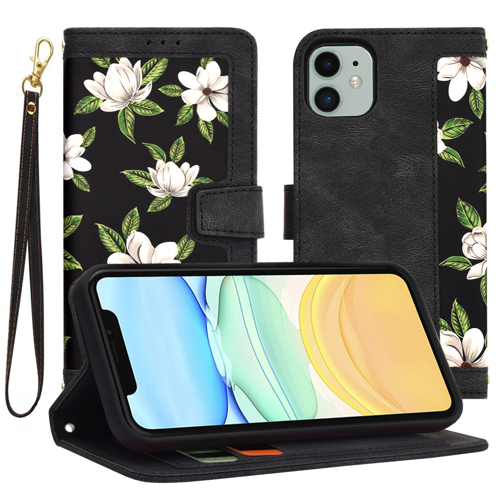 Techsuit FlipCraft puzdro na iPhone 11 – Kvety úsvitu KF2328450