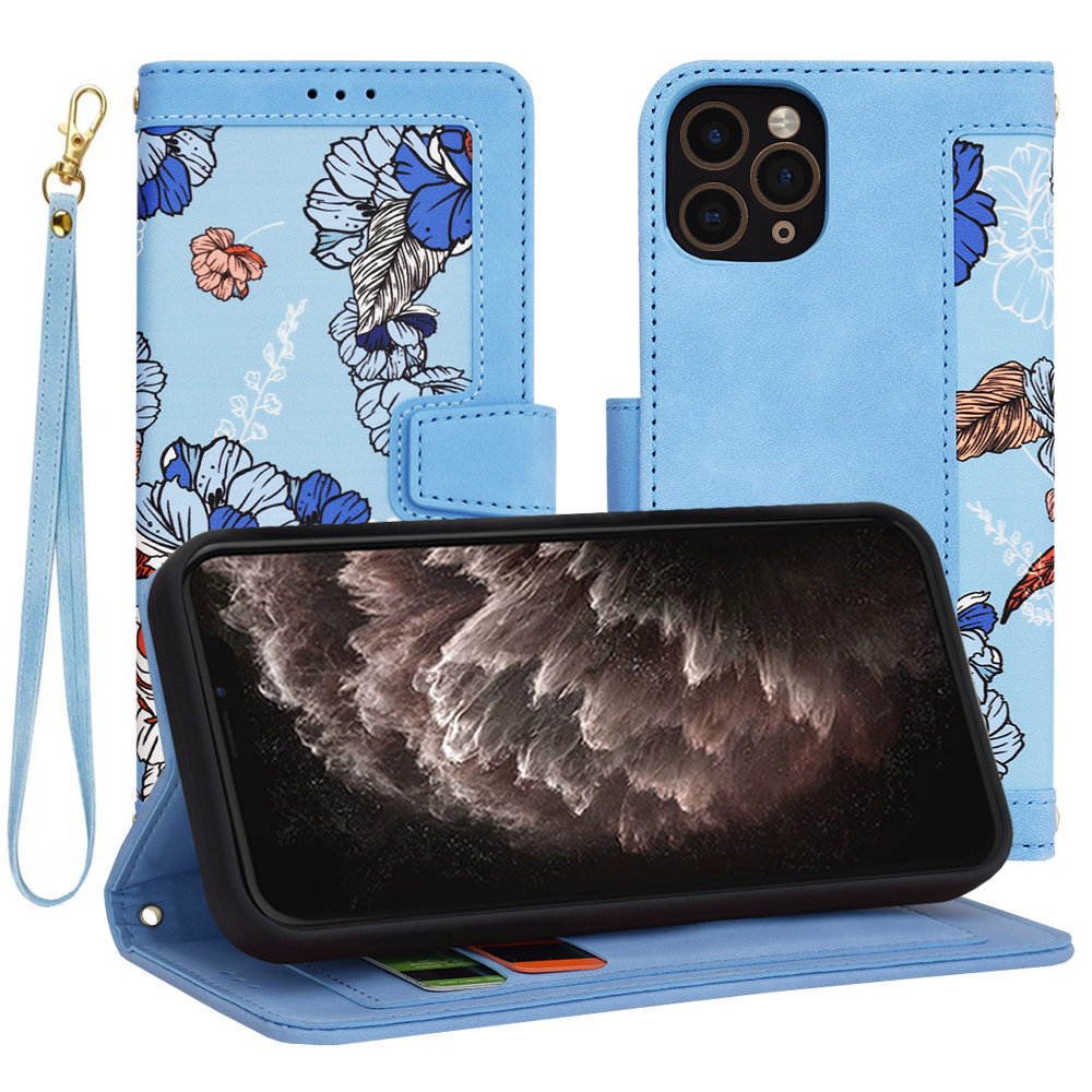 Techsuit FlipCraft puzdro na iPhone 11 Pro – živá modrá KF2328464