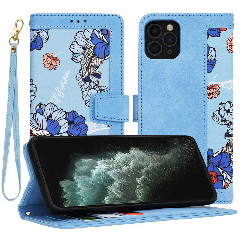 Techsuit FlipCraft puzdro na iPhone 11 Pro Max – živá modrá KF2328468