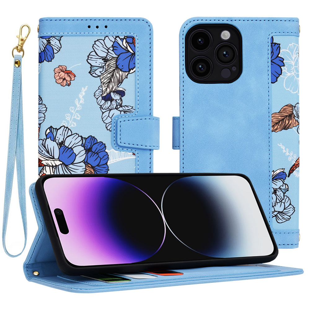 Techsuit FlipCraft puzdro na iPhone 14 Pro Max – živá modrá KF2328500