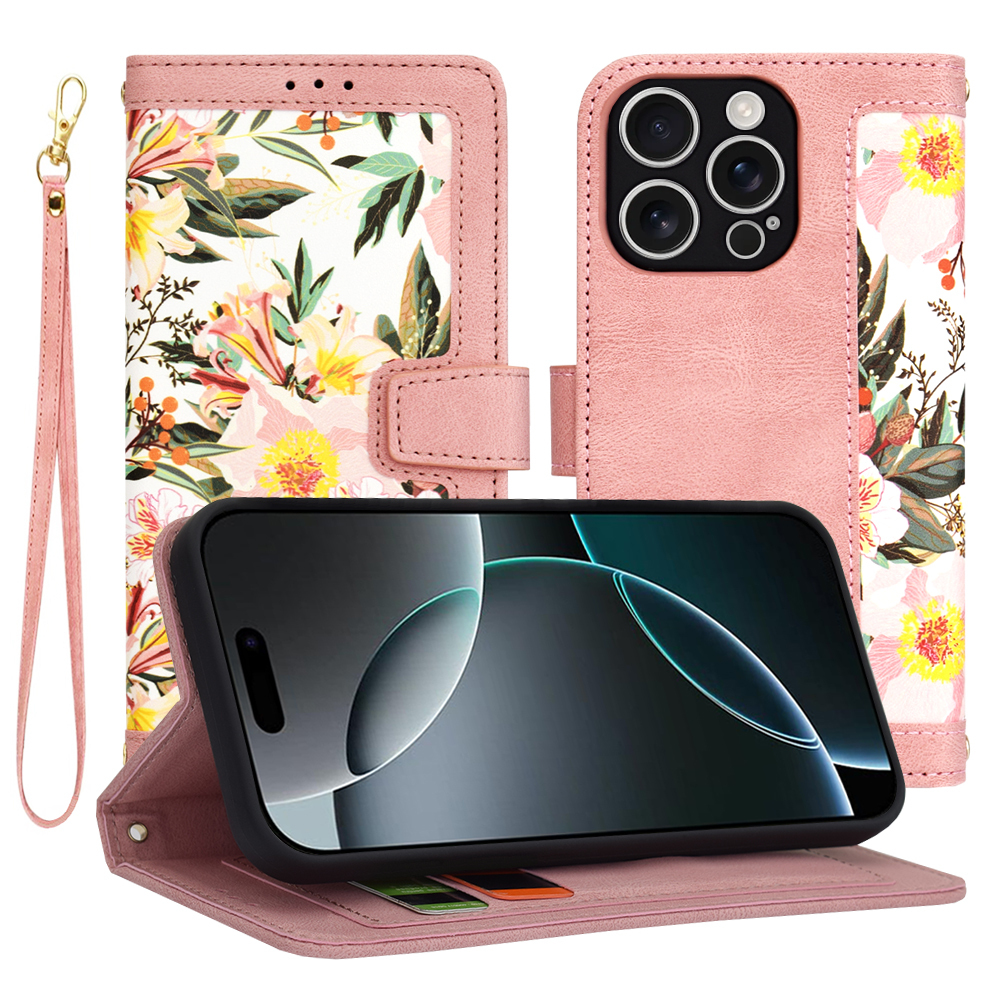 Techsuit FlipCraft puzdro na iPhone 16 Pro – nežná ružová KF2338195