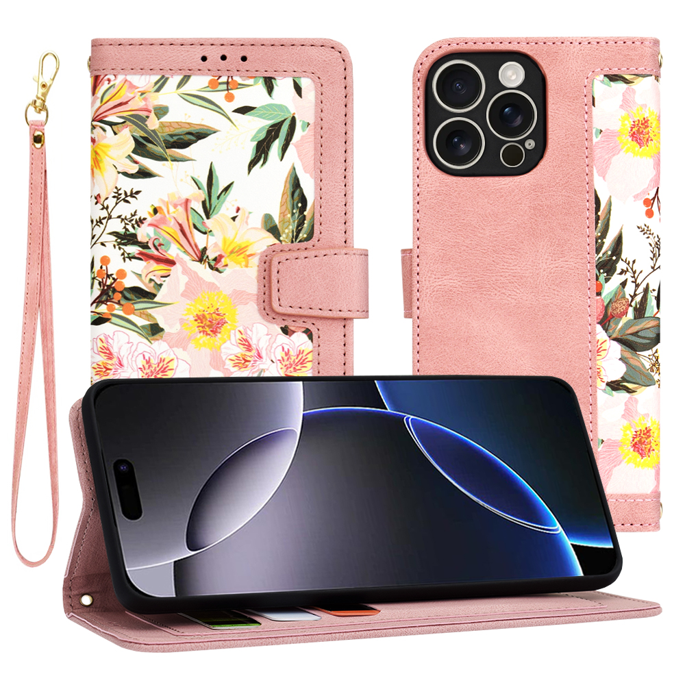 Techsuit FlipCraft puzdro na iPhone 16 Pro Max – nežná ružová KF2338199