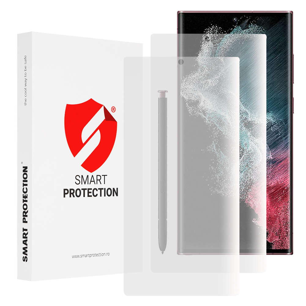 Smart Protection Premium Classic (2 pack) ochranná fólia na Samsung Galaxy S22 Ultra 5G – číra KF2336056