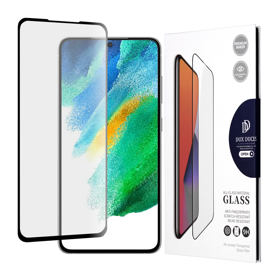 Dux Ducis Tempered Glass ochranné sklo na Samsung Galaxy S21 FE – čierne KF237493