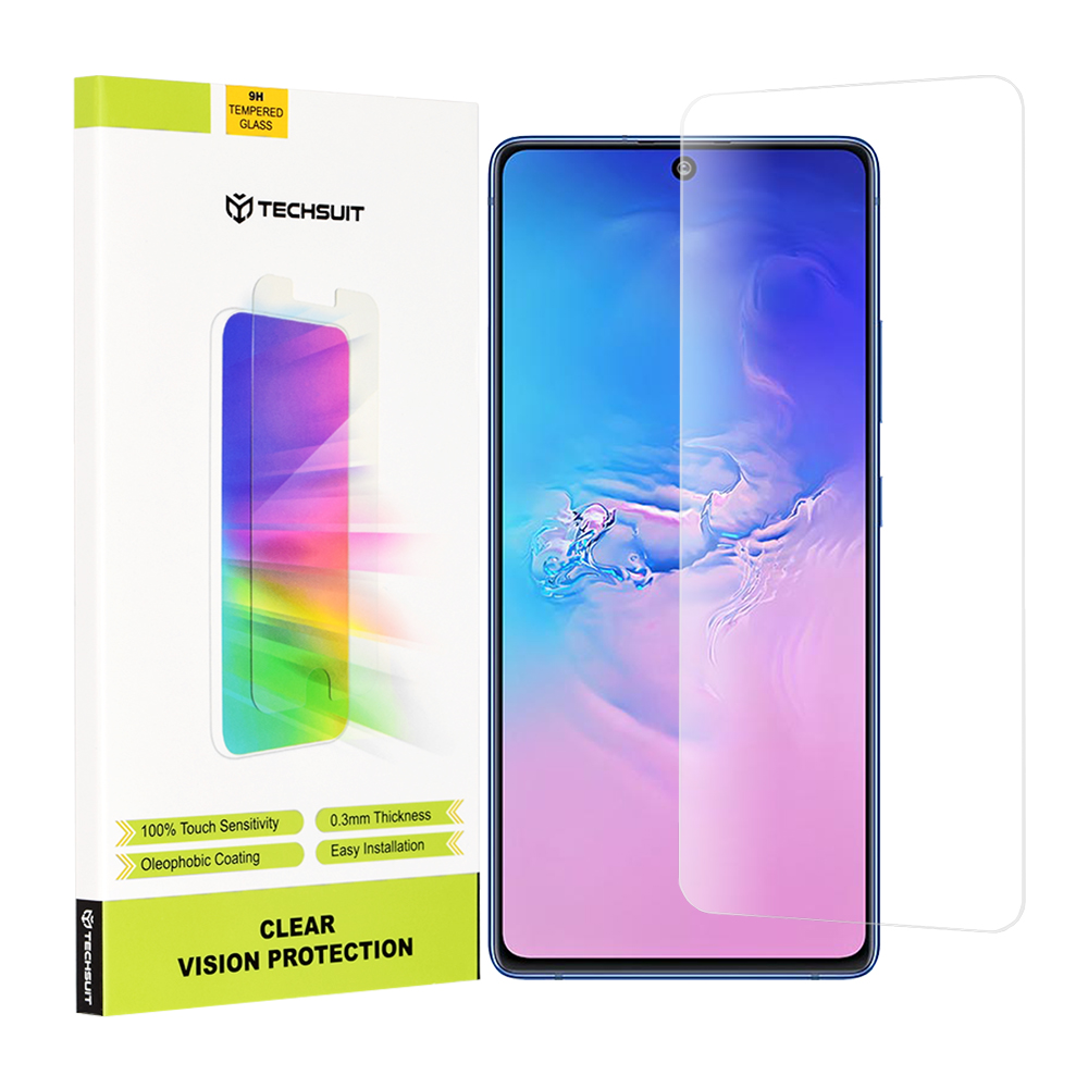 Techsuit Clear Vision Glass – ochranné sklo na Samsung Galaxy S10 Lite – priehľadné KF2311910