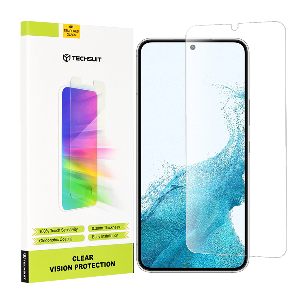 Techsuit Clear Vision Glass – ochranné sklo na Samsung Galaxy S22 5G / S23 – priehľadné KF2312394