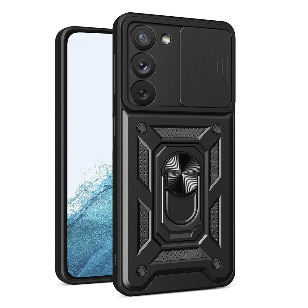 Techsuit CamShield Series kryt na Samsung Galaxy S22 5G – čierny KF2313025