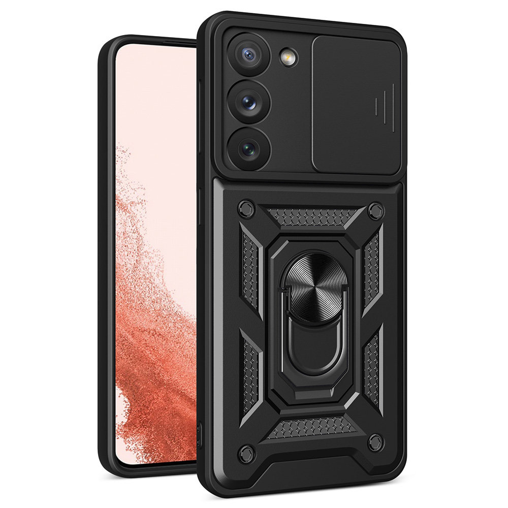 Techsuit CamShield Series kryt na Samsung Galaxy S23 Plus – čierny KF2313046