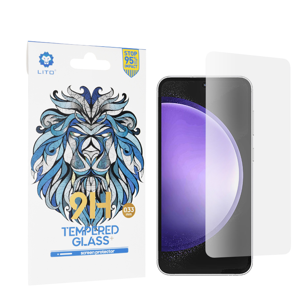 Lito 2.5D Classic Glass ochranné sklo na Samsung Galaxy S23 FE – číre KF2314243