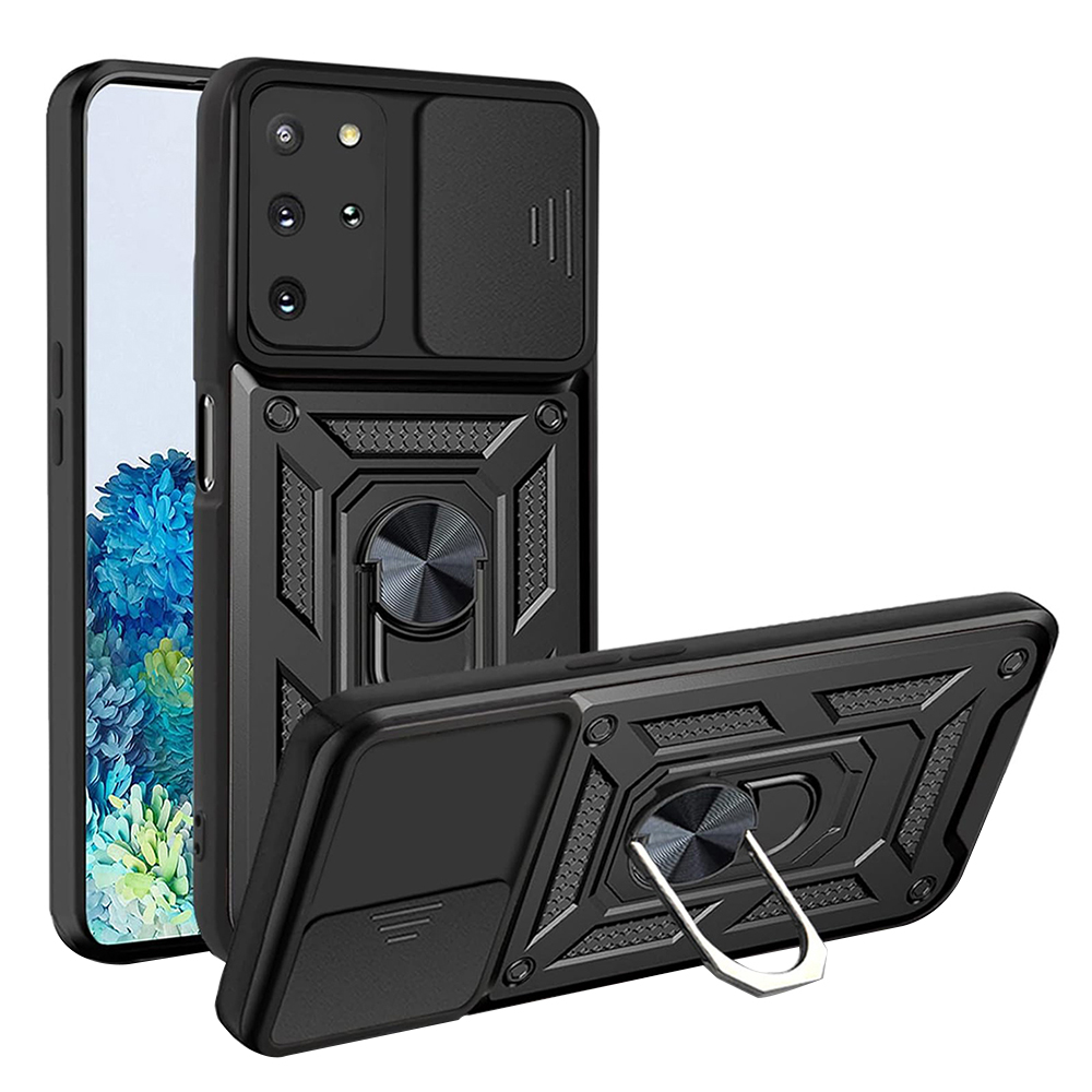 Techsuit CamShield Series kryt na Samsung Galaxy S20 Plus 4G / S20 Plus 5G – čierny KF2315366