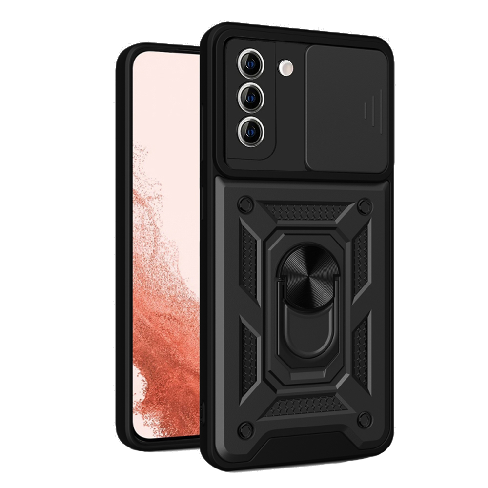 Techsuit CamShield Series kryt na Samsung Galaxy S22 Plus 5G – čierny KF2315370