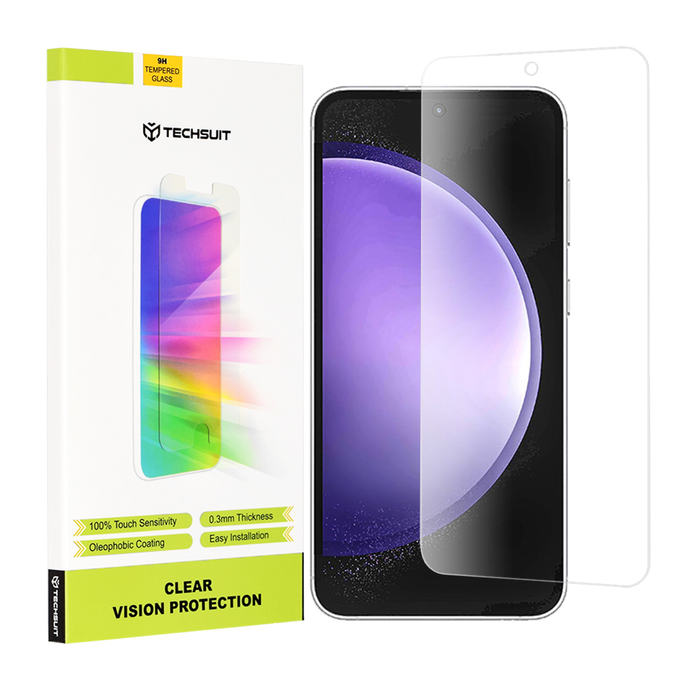 Techsuit Clear Vision Glass – ochranné sklo na Samsung Galaxy S23 FE – priehľadné KF2315543
