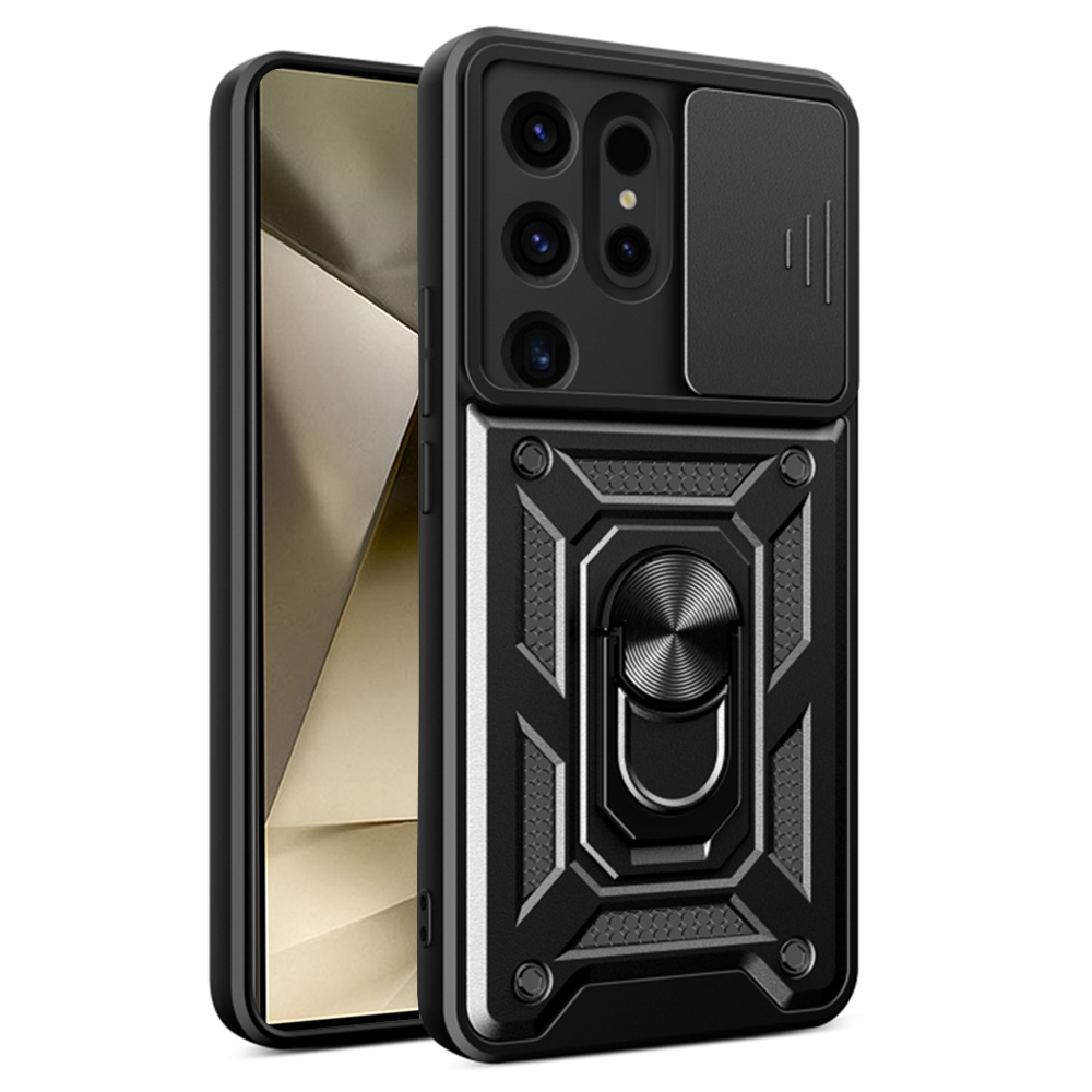 Techsuit CamShield Series kryt na Samsung Galaxy S24 Ultra – čierny KF2317453