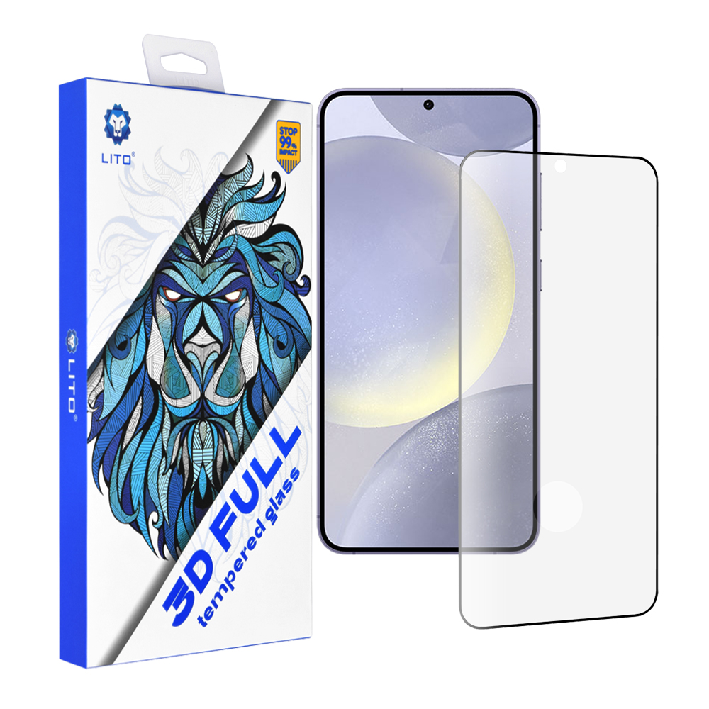 Lito 3D Full Cover Ultra Thin ochranné sklo na Samsung Galaxy S24 Plus – čierne KF2318029