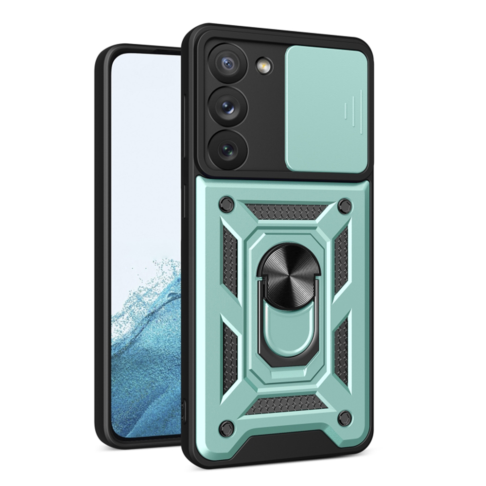 Techsuit CamShield Series kryt na Samsung Galaxy S23 – zelený KF2327436