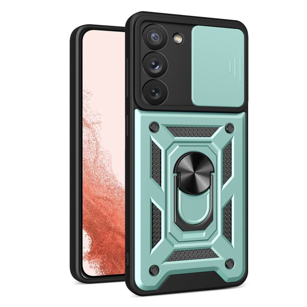 Techsuit CamShield Series kryt na Samsung Galaxy S23 Plus – zelený KF2327438