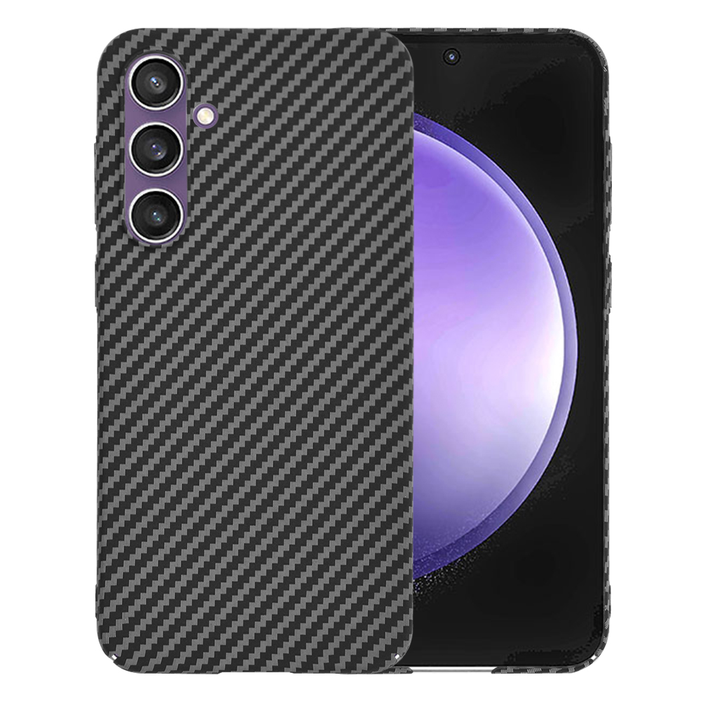 Techsuit Carbonite FiberShell kryt na Samsung Galaxy S23 FE – čierny KF2331486