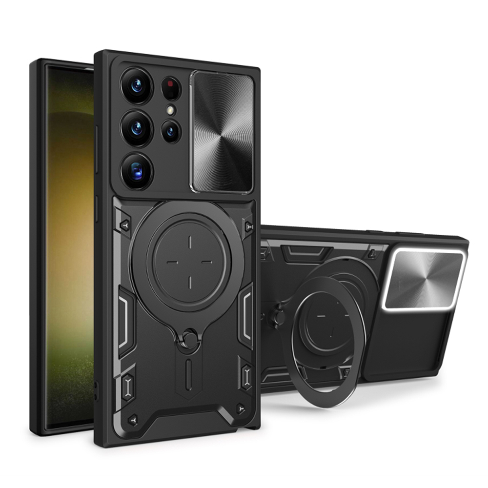 Techsuit CamGuard Pro kryt na Samsung Galaxy S24 Ultra – čierny KF2331651