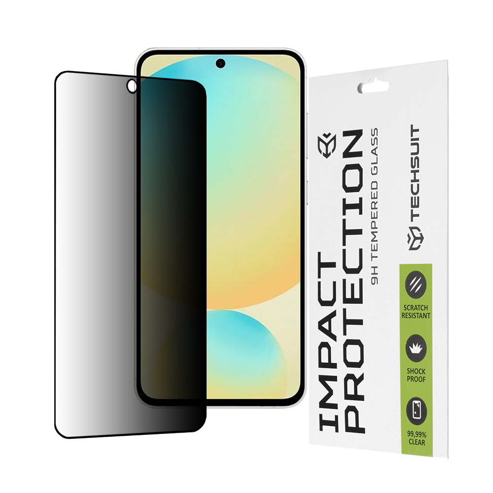Techsuit 111D Privacy Full Glue ochranné sklo na Samsung Galaxy S24 FE – čierne KF2332343