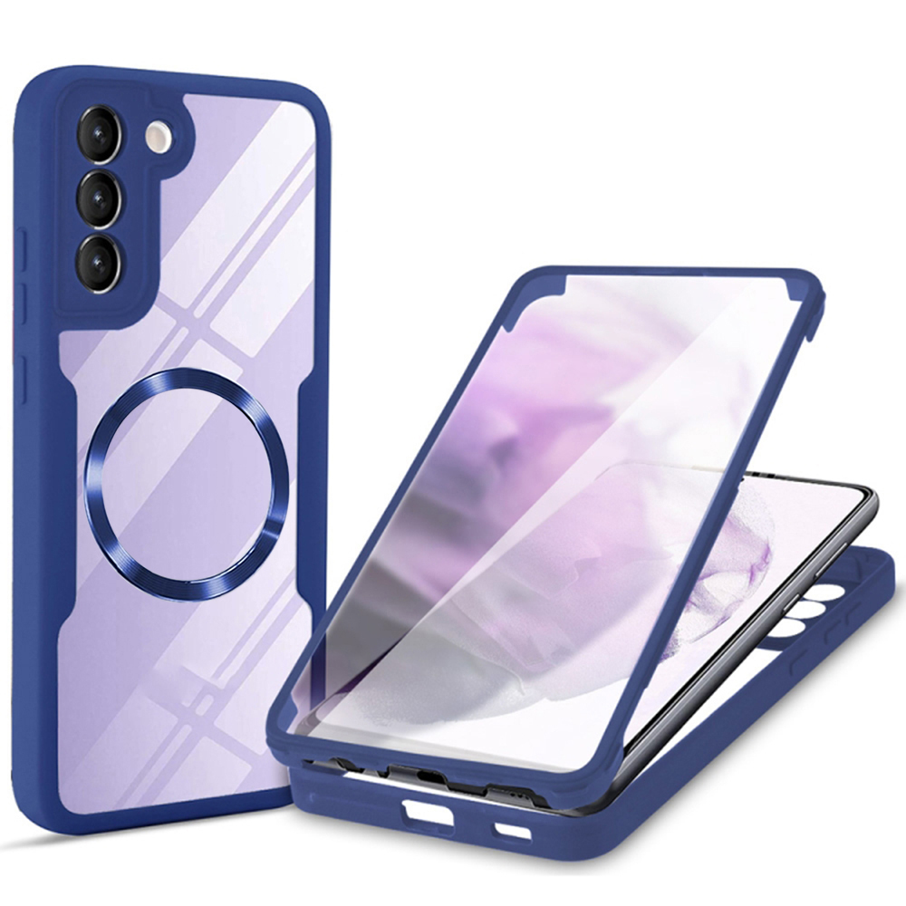 Techsuit ColorVerse 360 – ochrana obrazovky + puzdro na Samsung Galaxy S22 Plus 5G – modrý KF2335940
