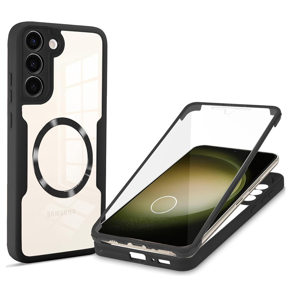 Techsuit ColorVerse 360 – ochrana obrazovky + puzdro na Samsung Galaxy S23 Plus – čierny KF2335998