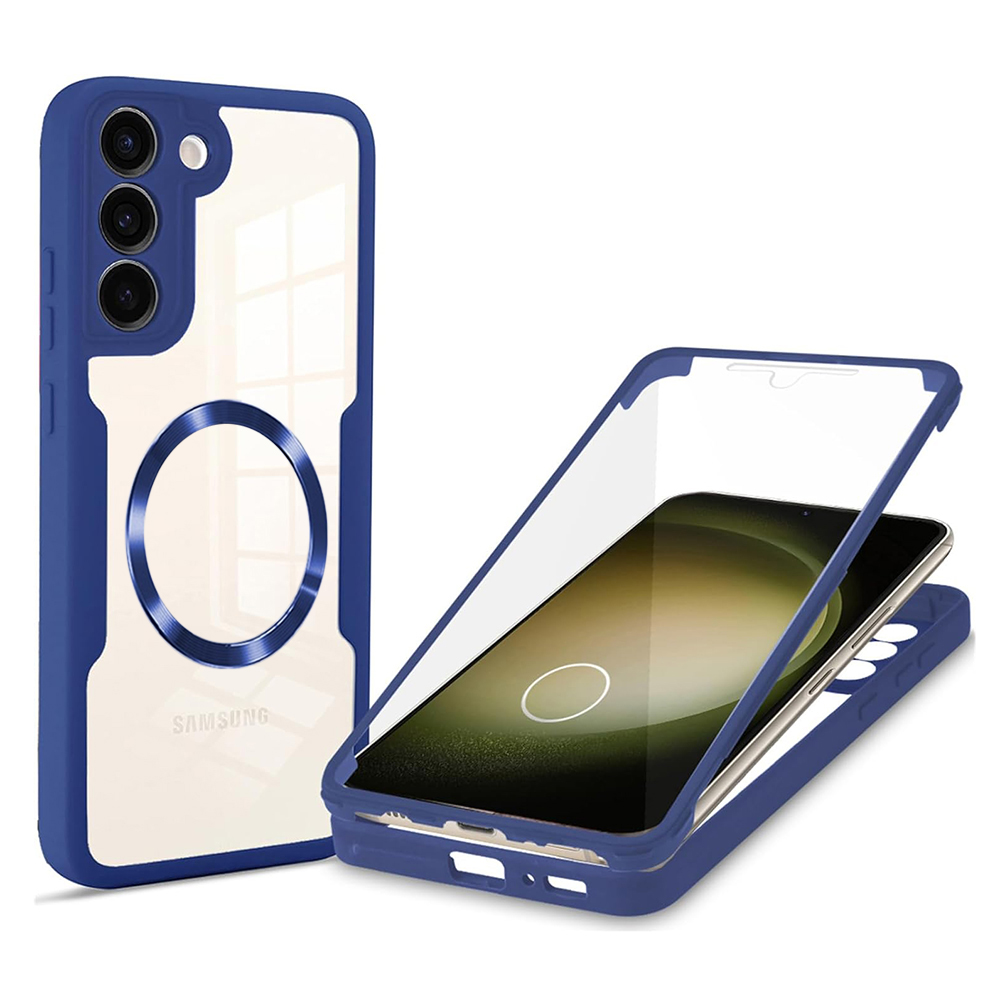 Techsuit ColorVerse 360 – ochrana obrazovky + puzdro na Samsung Galaxy S23 Plus – modrý KF2336000
