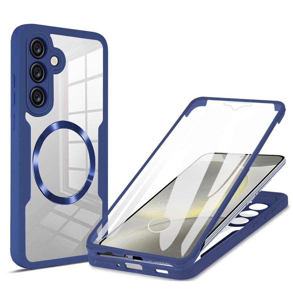 Techsuit ColorVerse 360 – ochrana obrazovky + puzdro na Samsung Galaxy S24 – modrý KF2336036