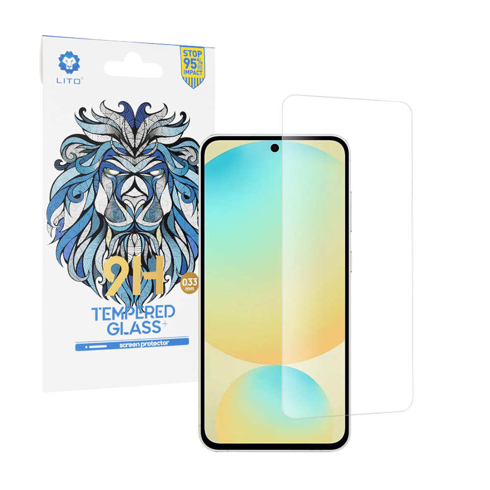 Lito 2.5D Classic Glass Ultra Thin ochranné sklo na Samsung Galaxy S24 FE – číre KF2337008