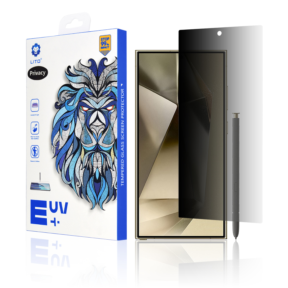 Lito 3D UV Glass ochranné sklo na Samsung Galaxy S24 Ultra – Privacy KF2337651