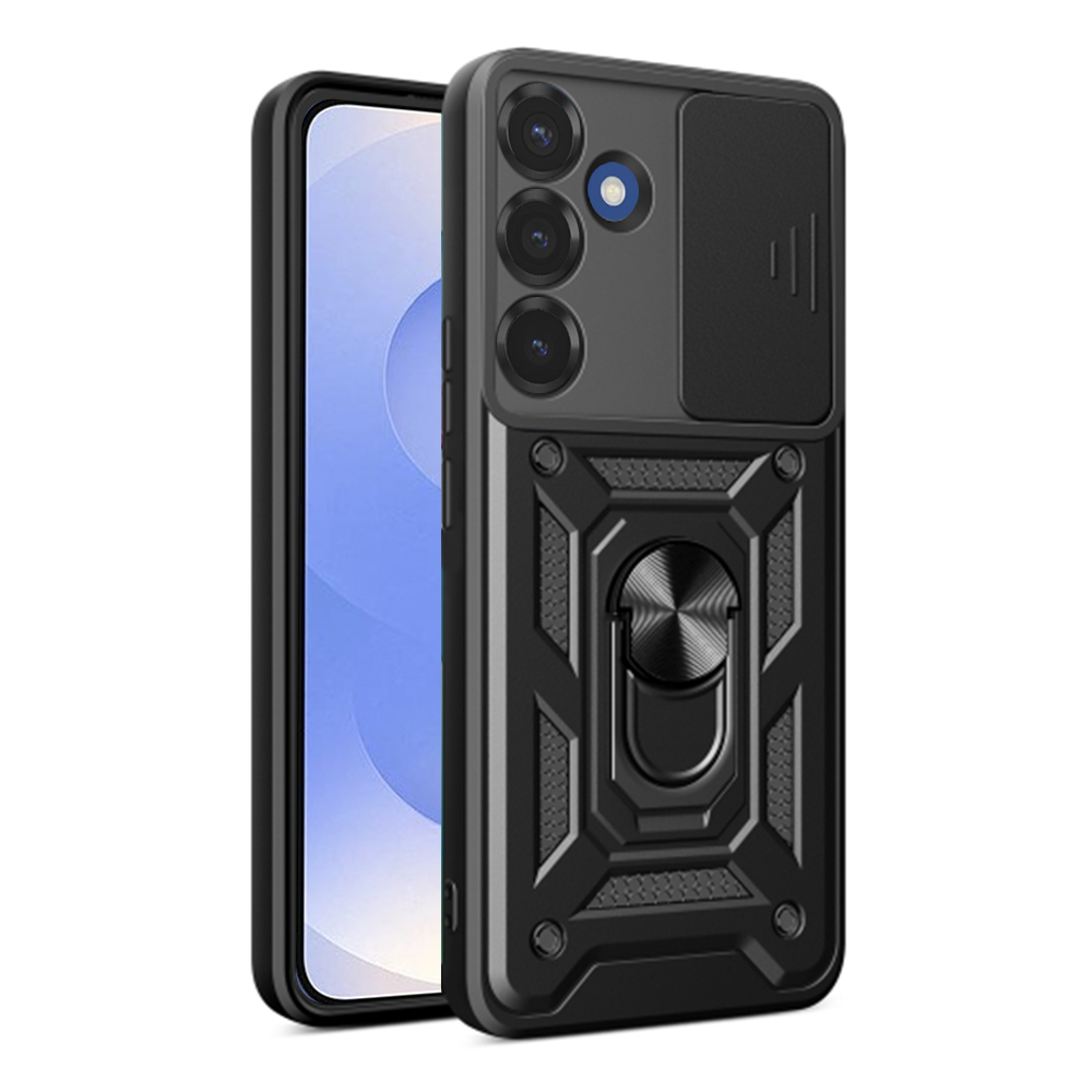 Techsuit CamShield Series kryt na Samsung Galaxy S25 – čierny KF2339272