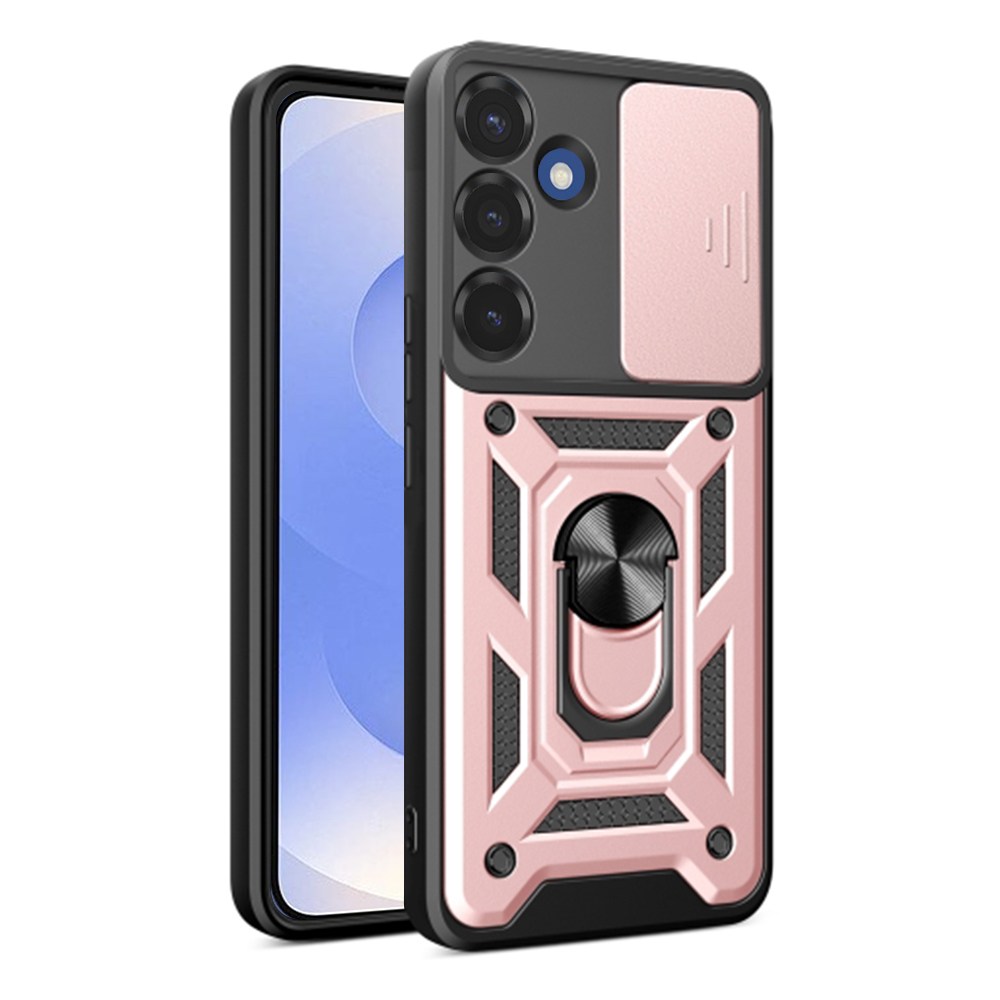 Techsuit CamShield Series kryt na Samsung Galaxy S25 – ružovo-zlatý KF2339273