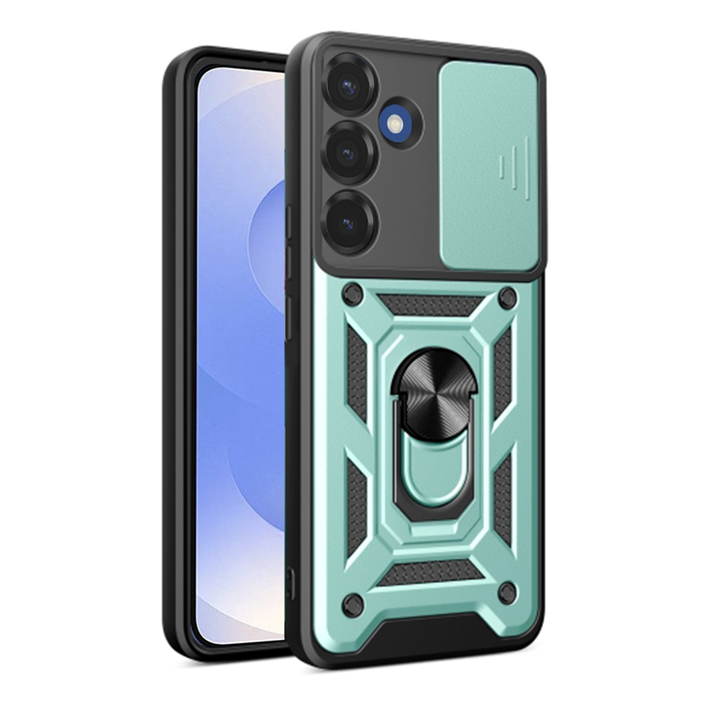 Techsuit CamShield Series kryt na Samsung Galaxy S25 – zelený KF2339274