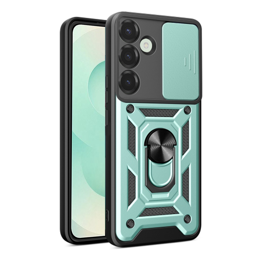 Techsuit CamShield Series kryt na Samsung Galaxy S25 Plus – zelený KF2339278