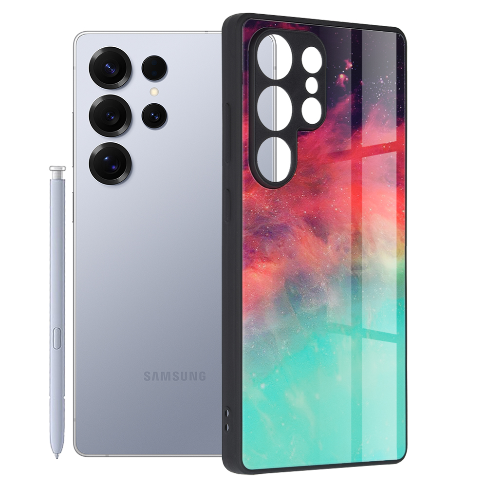 Techsuit Glaze Series – puzdro na Samsung Galaxy S25 Ultra – Fiery Ocean KF2339328