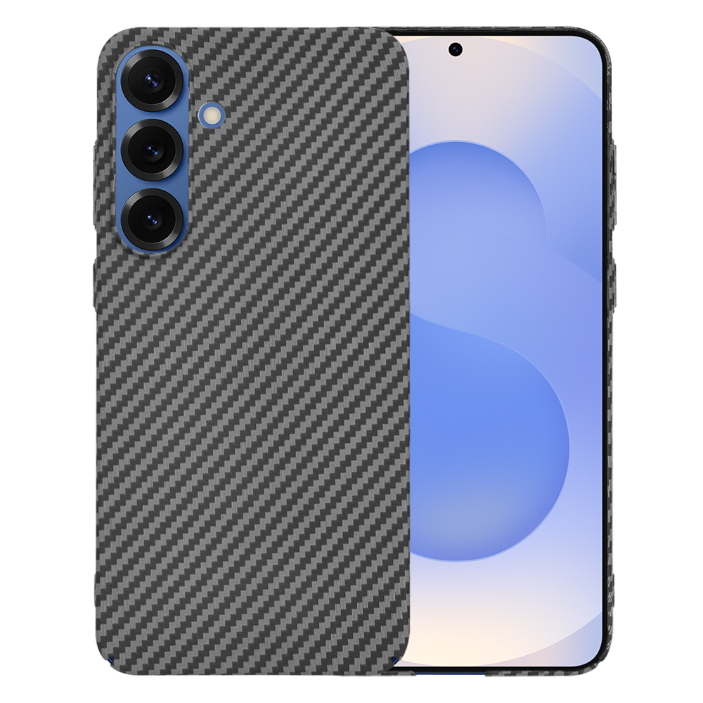 Techsuit Carbonite FiberShell kryt na Samsung Galaxy S25 – čierny KF2339374