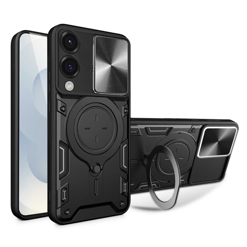 Techsuit CamGuard Pro kryt na Samsung Galaxy S25 Edge – čierny KF2346378