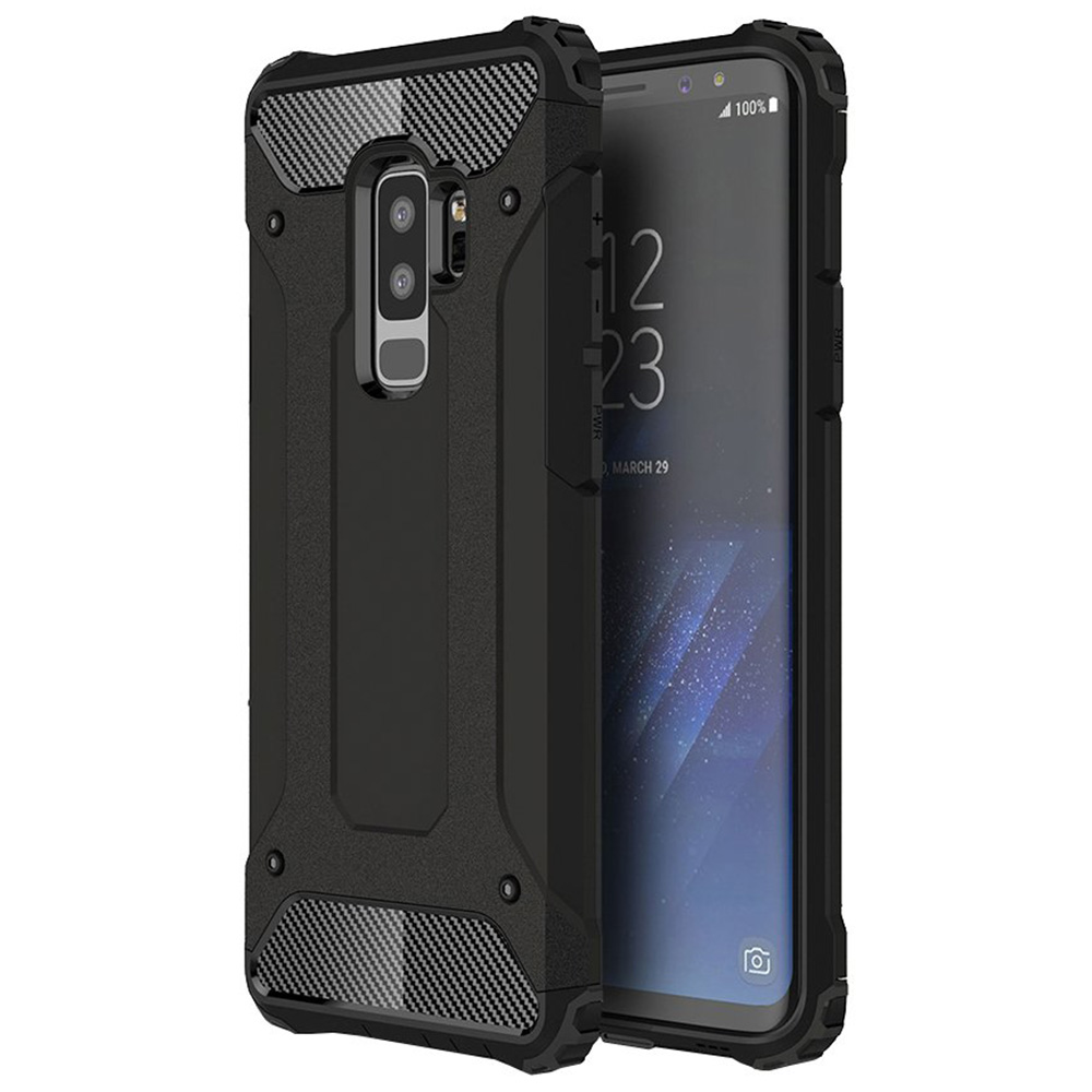 Techsuit Hybrid Armor – puzdro na Samsung Galaxy S9 Plus – čierny KF231209
