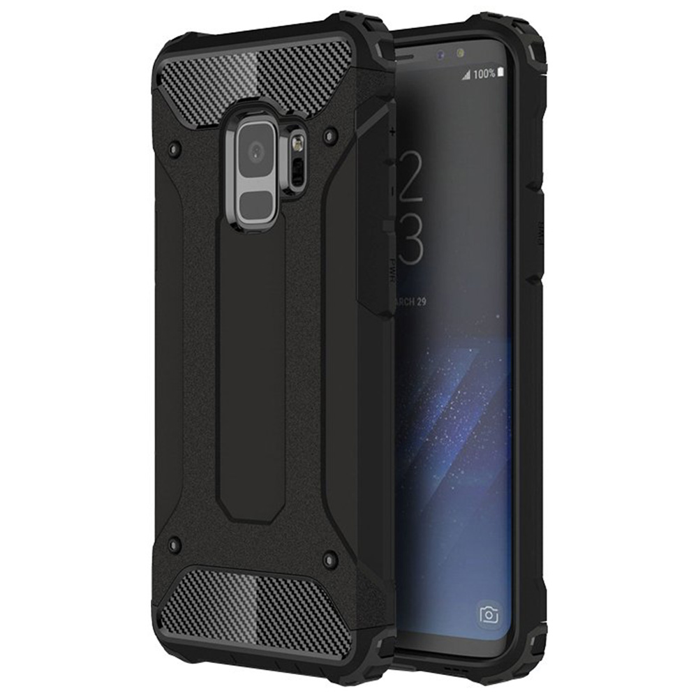 Techsuit Hybrid Armor – puzdro na Samsung Galaxy S9 – čierny KF231208