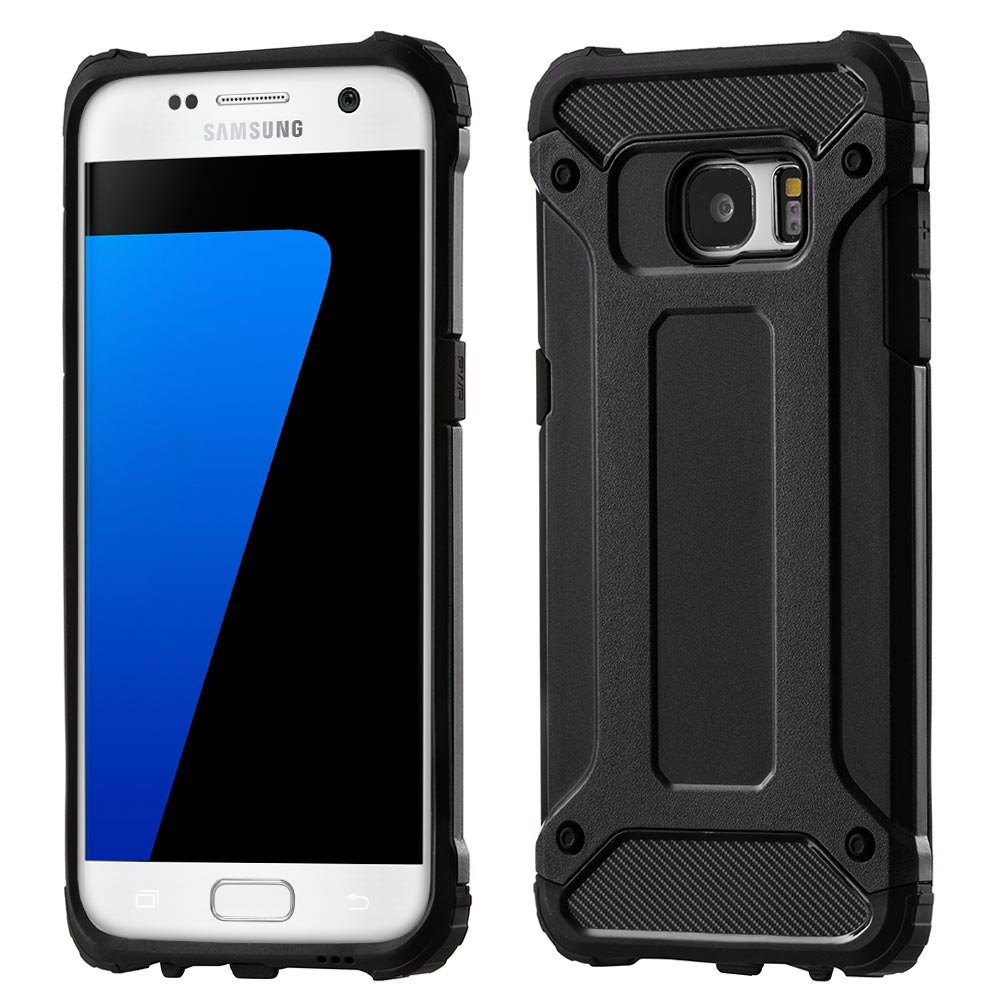 Techsuit Hybrid Armor – puzdro na Samsung Galaxy S7 – čierny KF23450