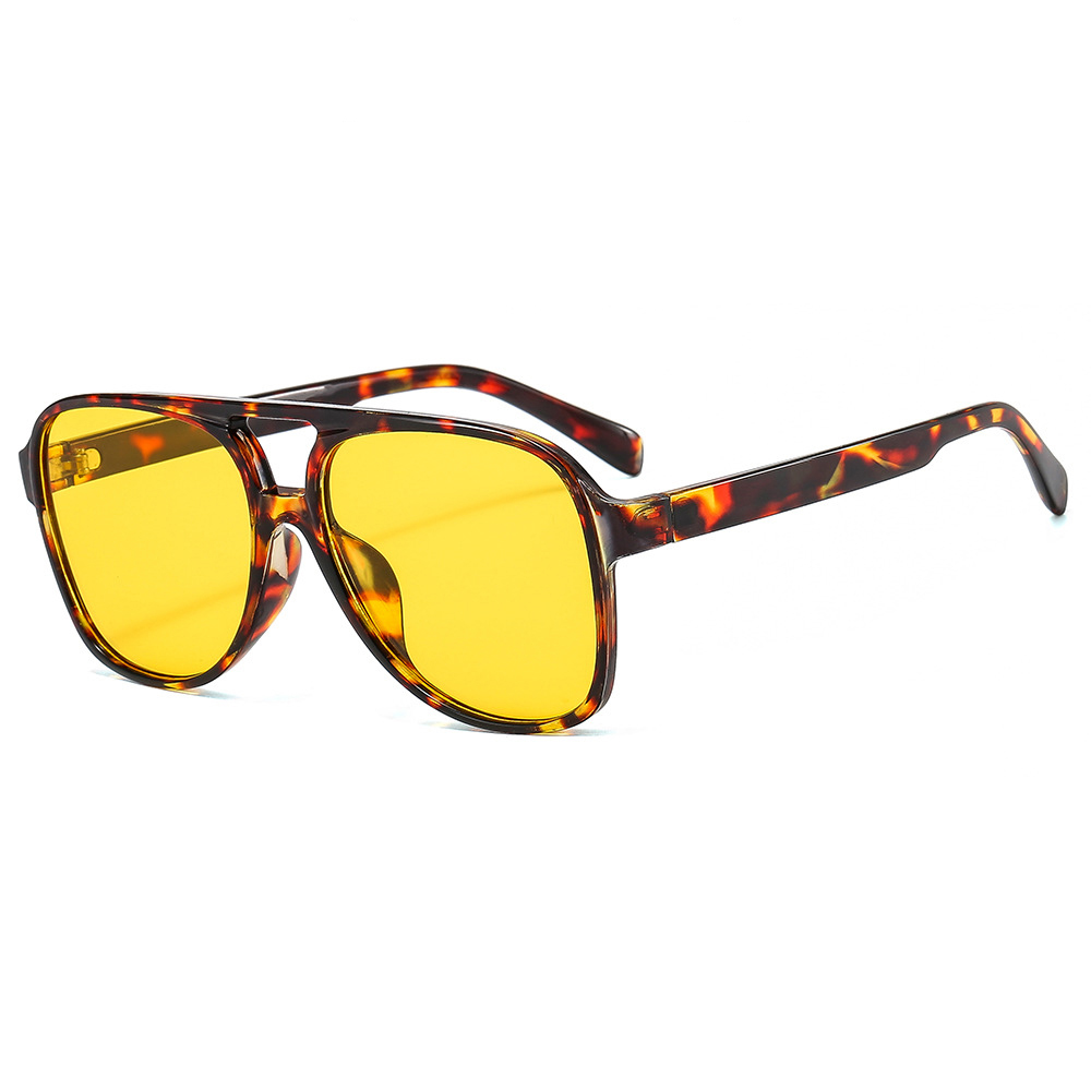 Techsuit Slnečné okuliare polarizované PC (98061) - UV ochrana - Leopard / žltá KF2313326