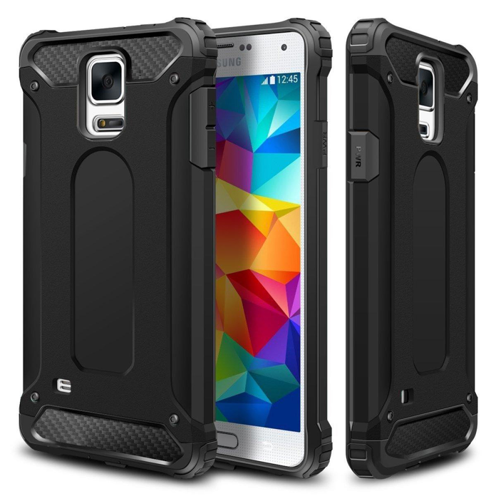 Techsuit Hybrid Armor – puzdro na Samsung Galaxy S5 G900 – čierny KF231204