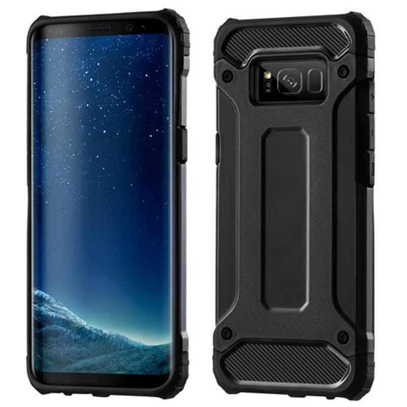 Techsuit Hybrid Armor – puzdro na Samsung Galaxy S8 Plus – čierny KF232042