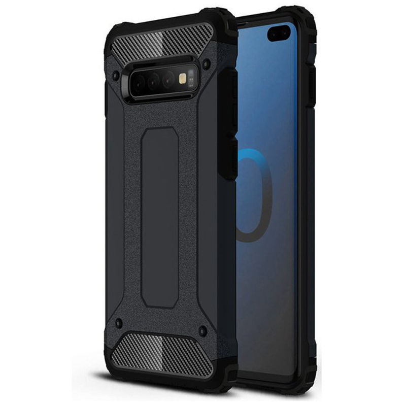 Techsuit Hybrid Armor – puzdro na Samsung Galaxy S10 Plus – čierny KF232356