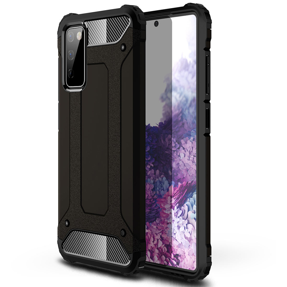 Techsuit Hybrid Armor – puzdro na Samsung Galaxy S20 FE 4G / S20 FE 5G – čierny KF233152