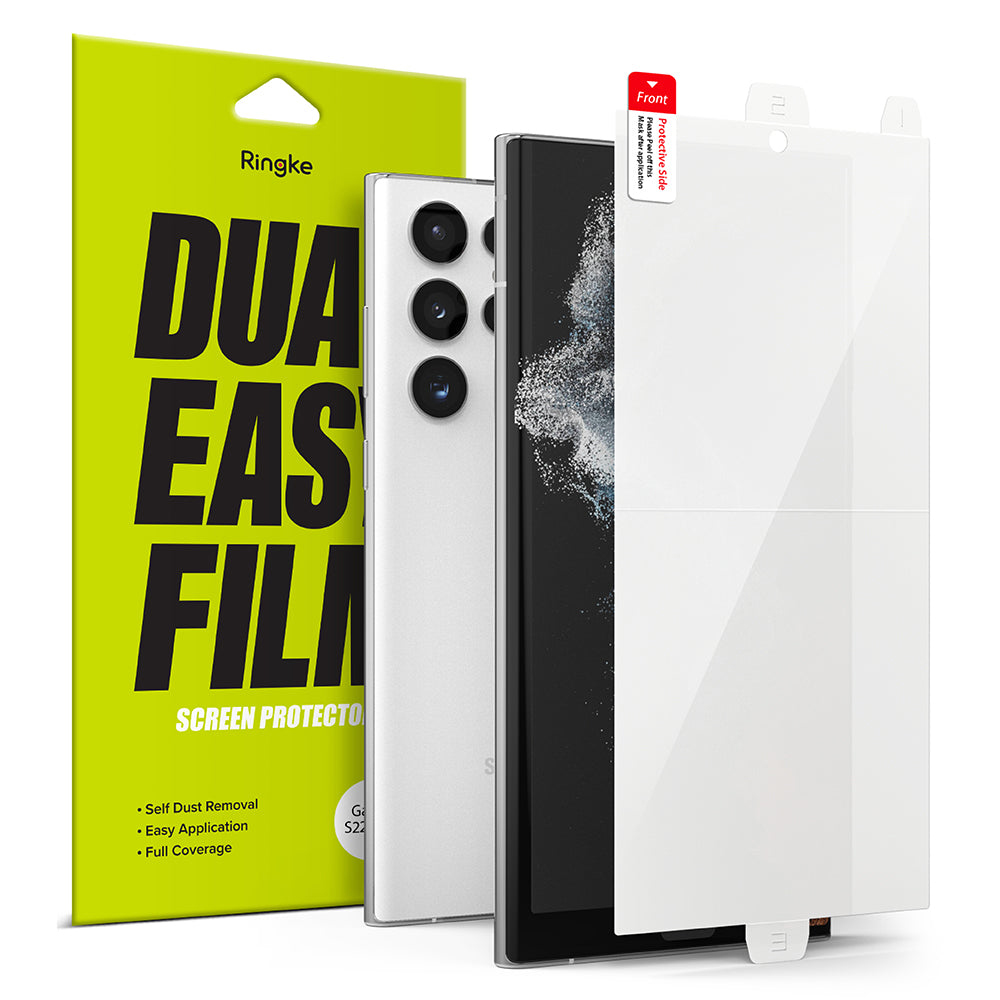 Ringke Dual Easy Full (2 pack) ochranná fólia na Samsung Galaxy S22 Ultra – číra KF237934