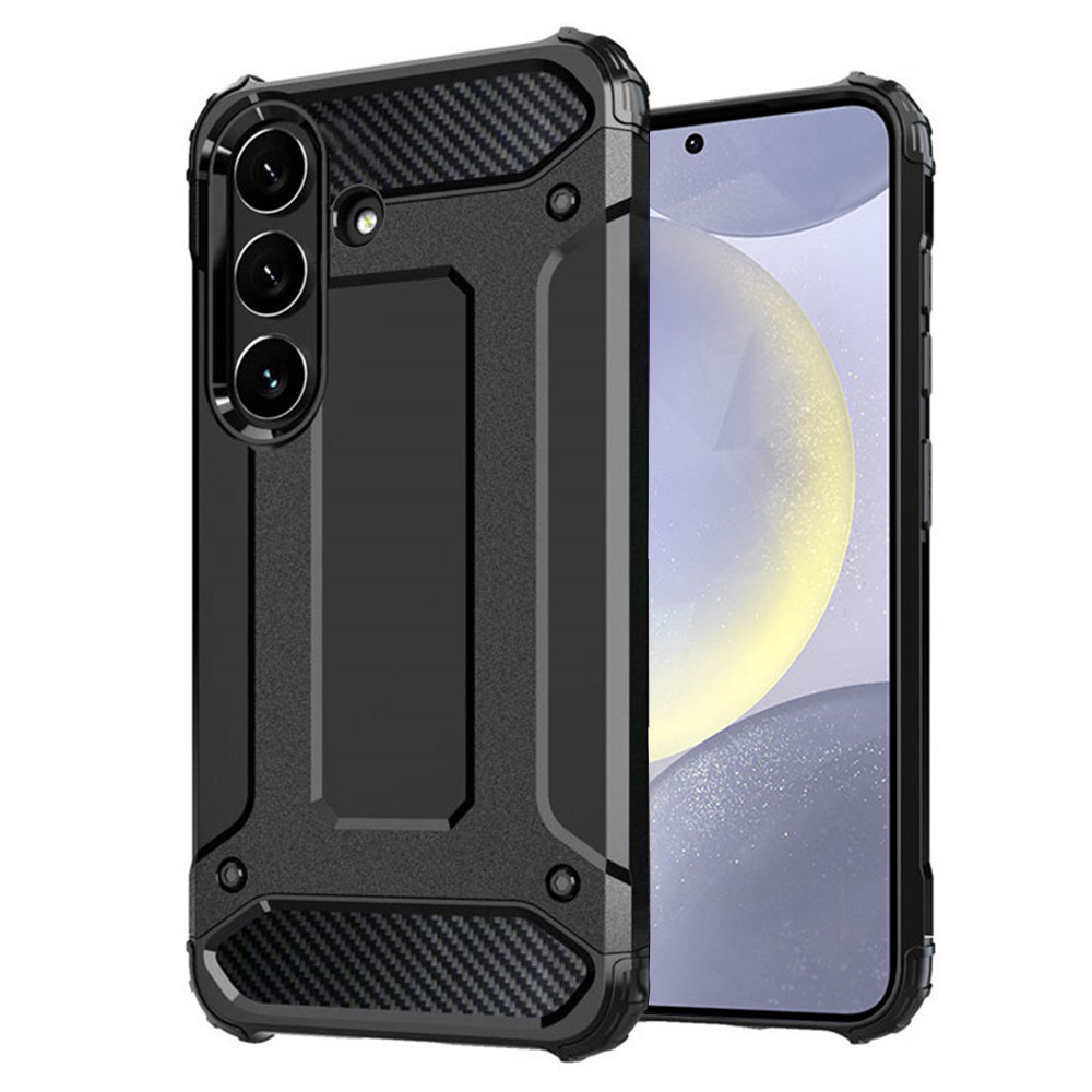 Techsuit Hybrid Armor – puzdro na Samsung Galaxy S24 – čierny KF2317407