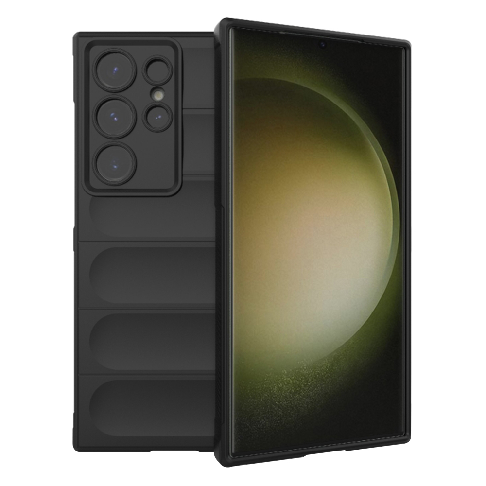 Techsuit Magic Shield – puzdro na Samsung Galaxy S23 Ultra – čierny KF2322497