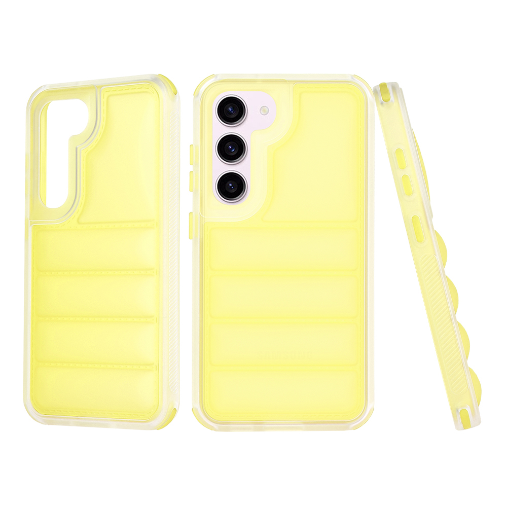 Techsuit Wave Shield – puzdro na Samsung Galaxy S23 – žltý KF2325786